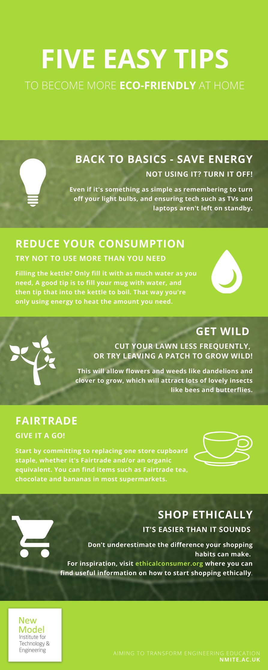 Five easy tips to become more Eco-friendly at home
