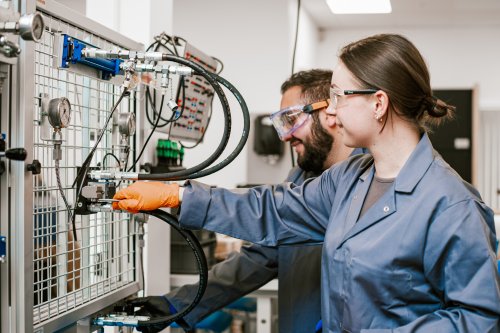 NMITE students working on project at NMITE Blackfriars campus