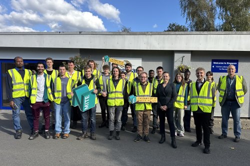 NMITE students visit Kingspan group photo