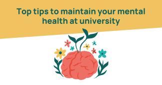 Top tips to maintain your mental health at university