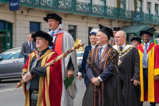 Graduation parade image