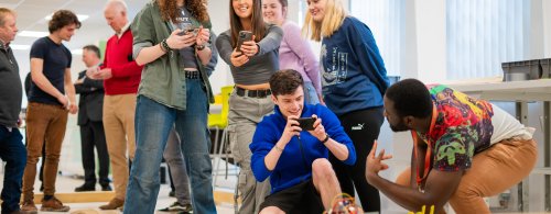 Mechatronics module students