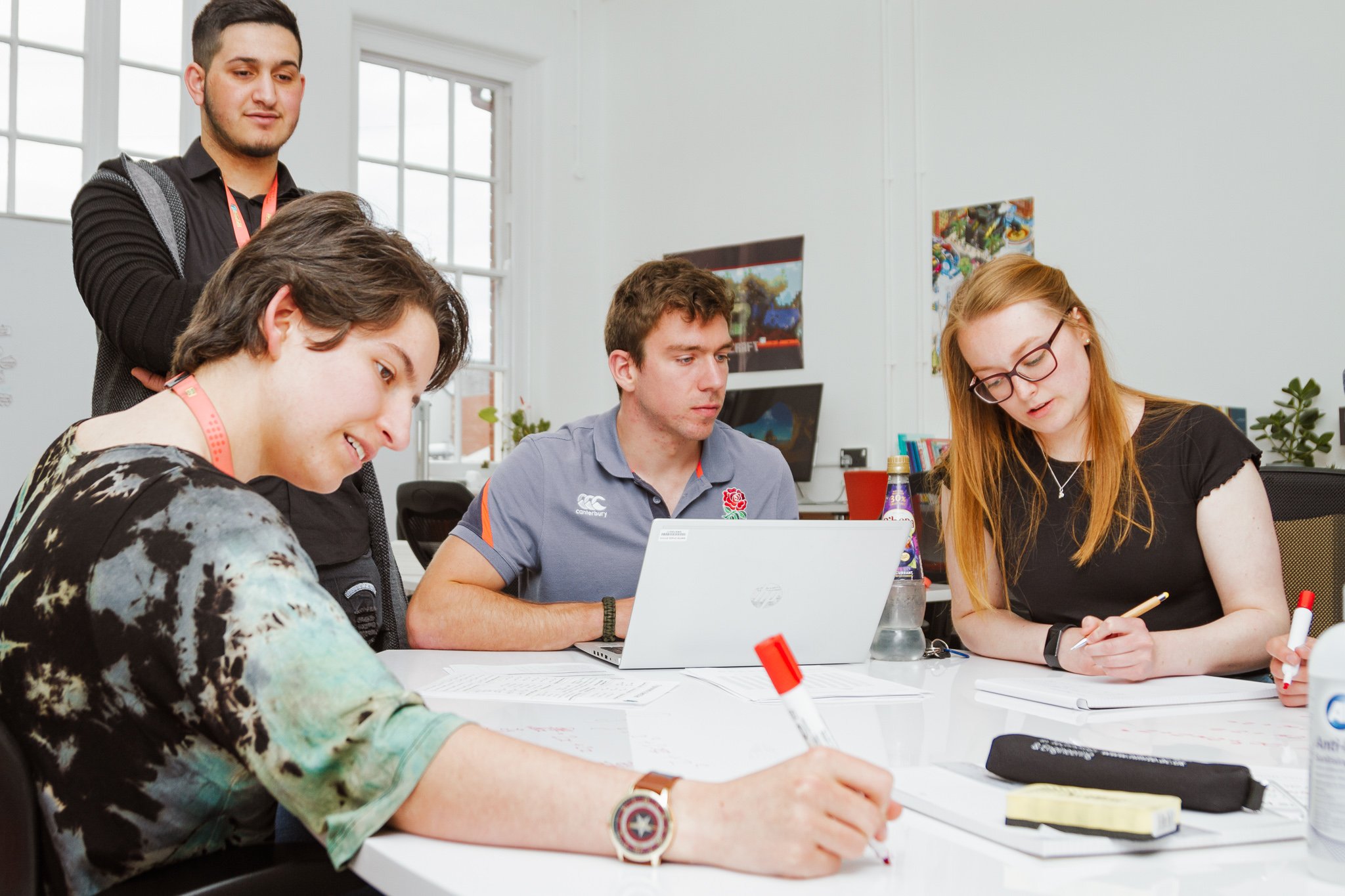 NMITE integrated engineering students in study skills workshop